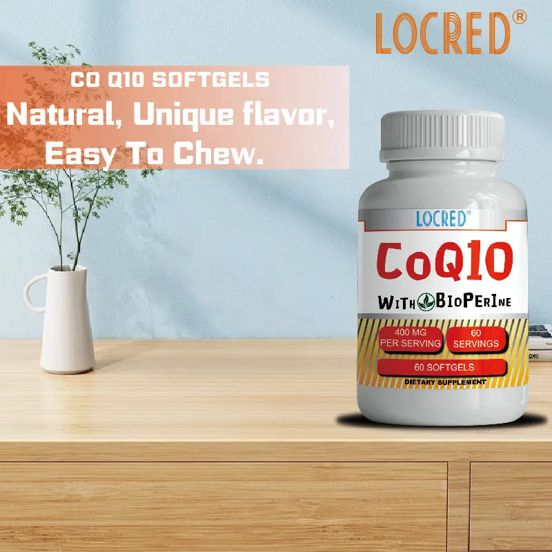Прямая Продажа с завода CoQ10 капсулы естественно ферментированные Коэнзим Q10 витамины и добавки для производства энергии