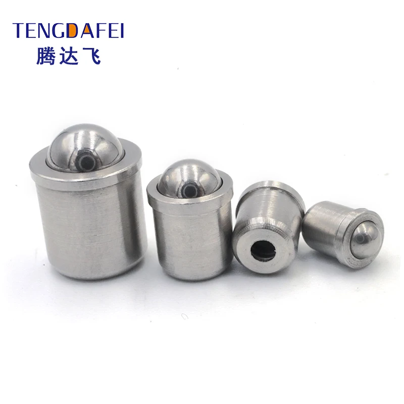 High Quality 304 Stainless Steel Spring Ball Plunger Press-Fit Steel Ball Plunger