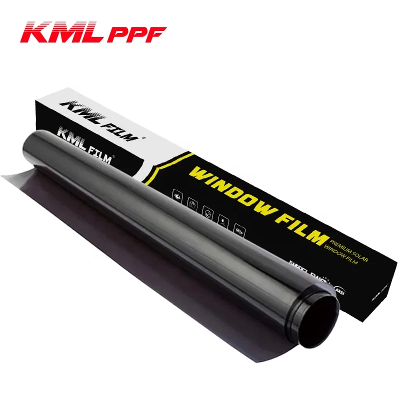 4% VLT good privacy PET material Carbon Film Dry Install 1.52*30m window film