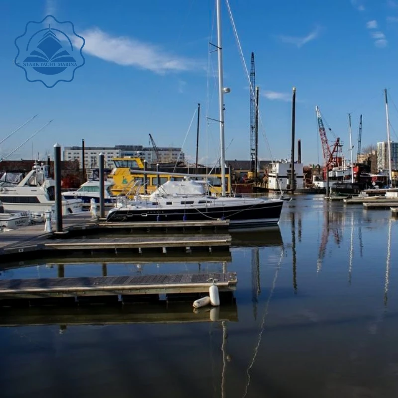 shore ramp Floating bridge aluminum floating pontoon Boat Gangway