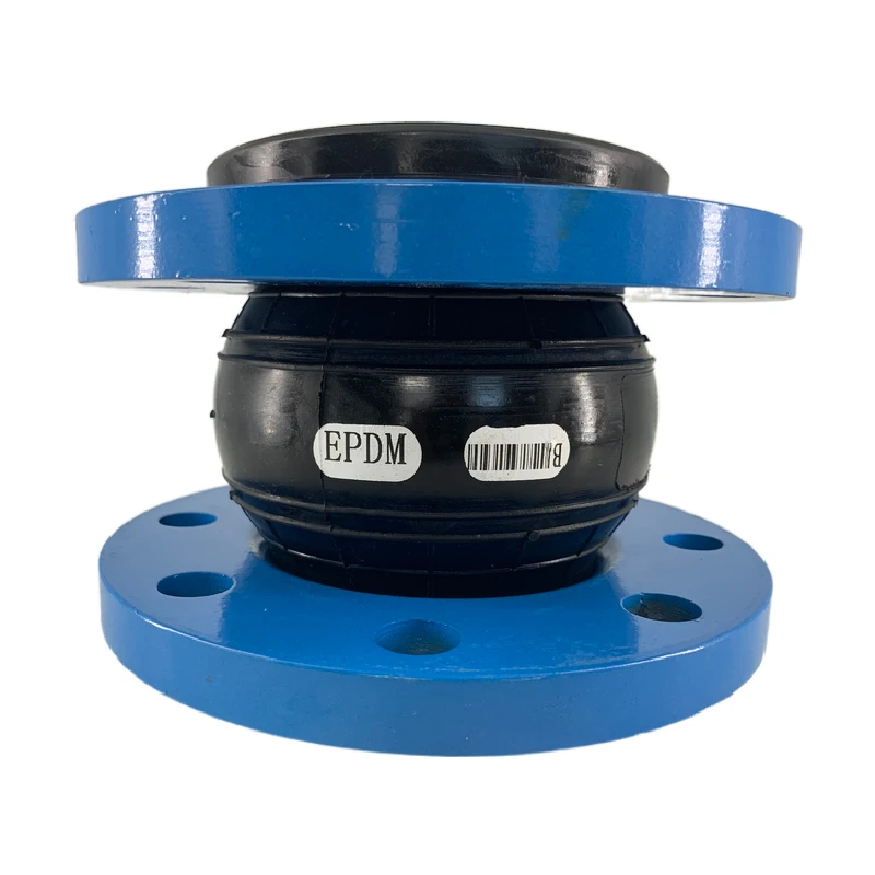 Expansion Joint/flexible Rubber Joint Jiufu Quick Delivery Soft Connection Single Sphere Galvanized Flange Rubber Pipe Flange