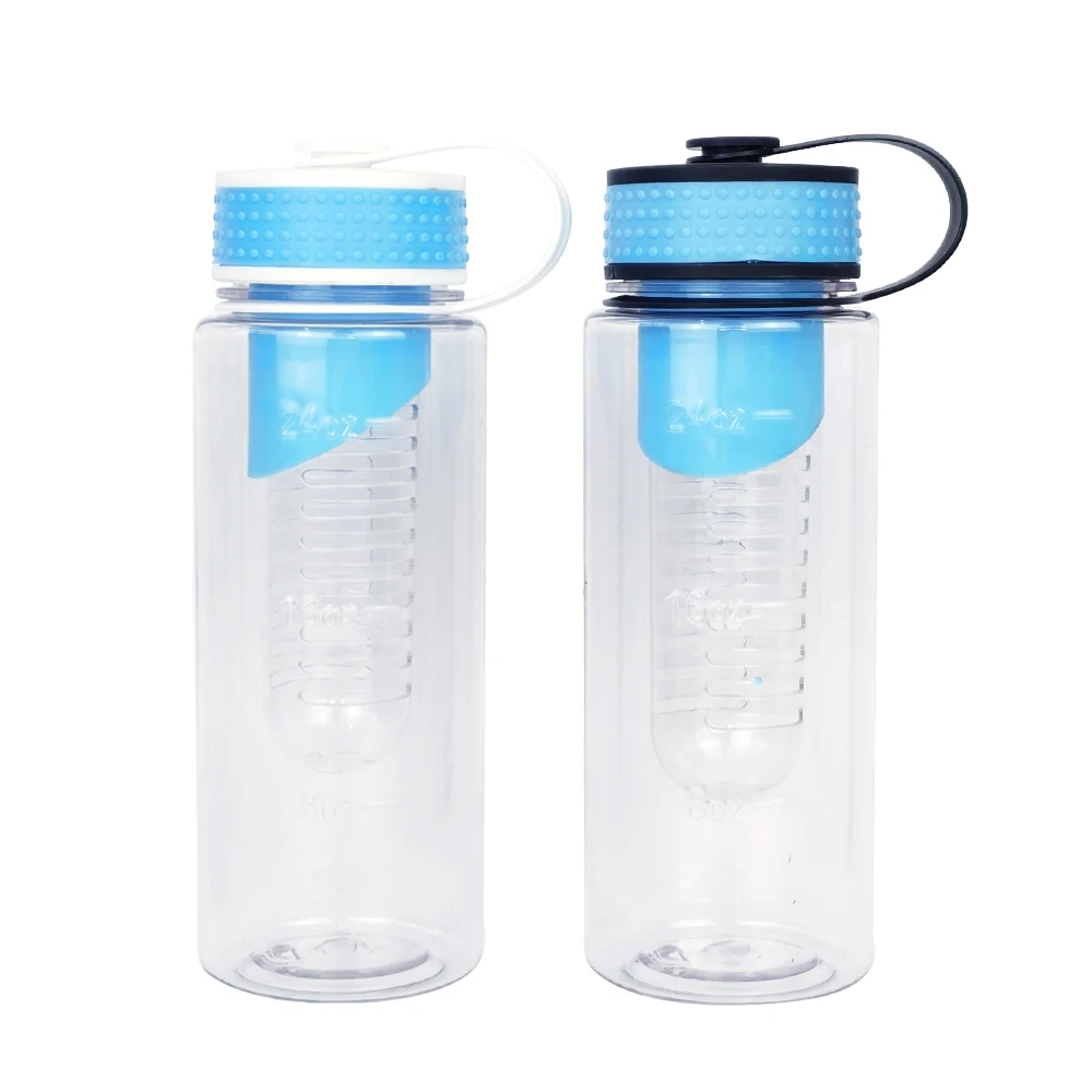 
2021new promotion prices 500ml 750ml 1000 ml 1liter empty bpa-free plastic water bottle modern sport water bottle with infuser 