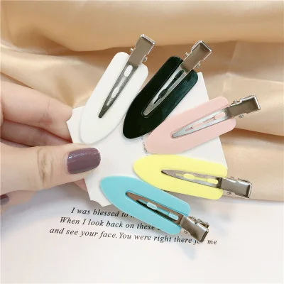 FashionHair Clips Women Makeup Hair Styling Bangs Clip Seamless Bend No Crease Mark Hair Clips