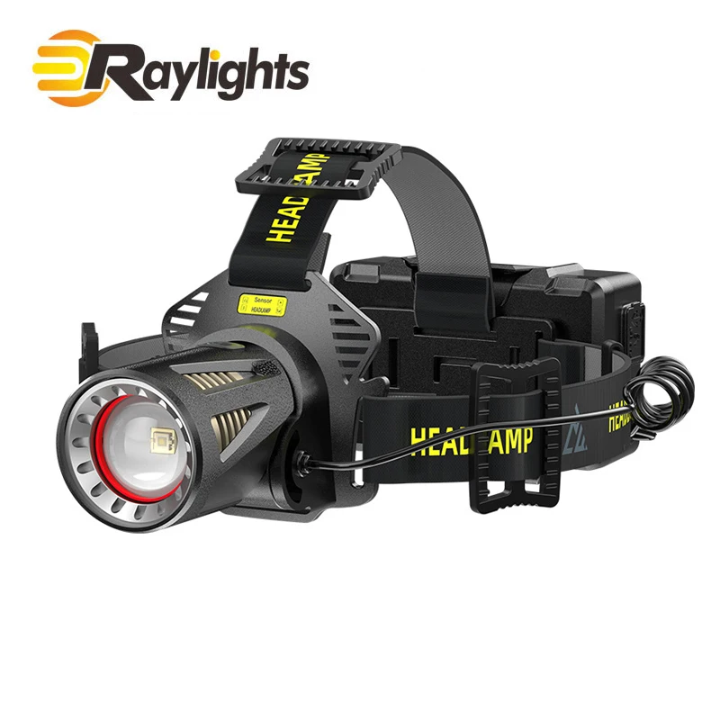 5000LM XHP50 Powerful Zoom 180-degrees adjustable 18650 4-modes waterproof rechargeable usb led head torch headlights headlamp
