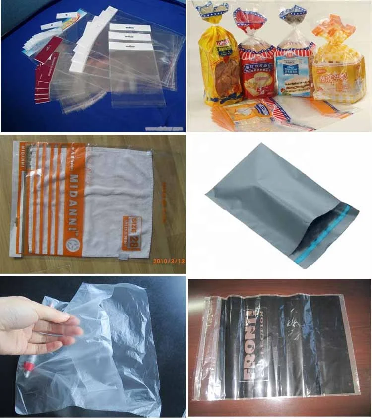 Computer control high-speed plastic pe envelope mail bag poly mailers manufacturing DHL express bag sealing and cutting machine