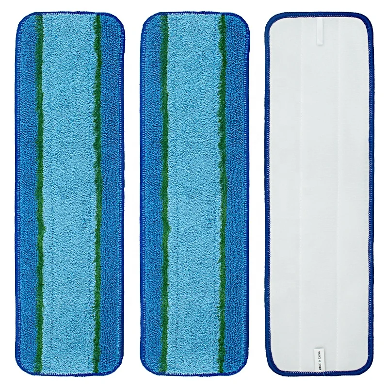 Hot Selling 2023 Rectangle Cleaning Floor Mop Cloth Fit for Bona Series Mop 18.1*5.51 inch Household Mop Pad
