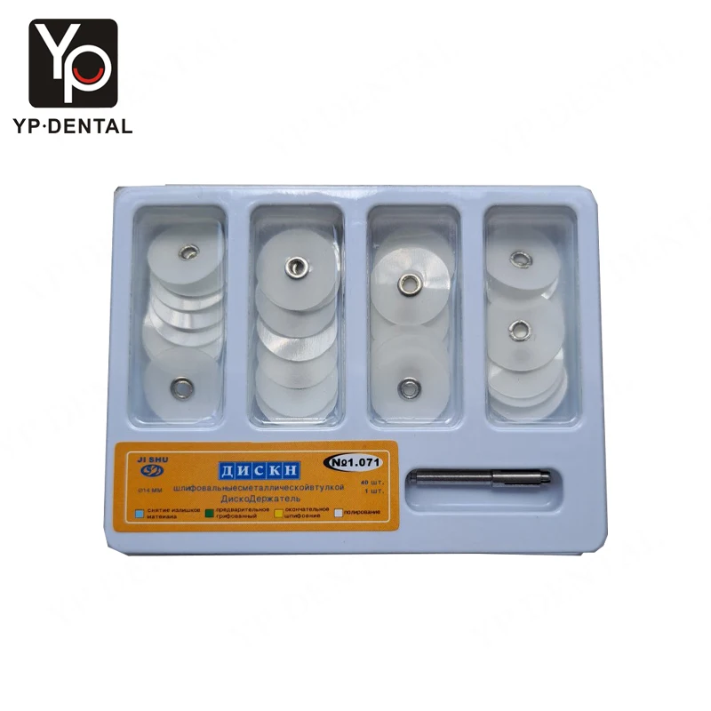 Dental Polishing Polimento Discs Gross Reduction Contouring Mandrel Stripes Set