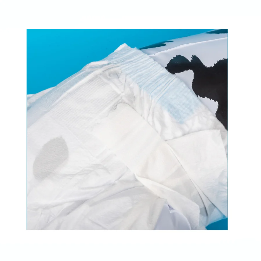 Fluff Pulp SAP Tissue Paper Super Absorbent Core Keep Dry Wholesale Female Custom Logo Package Dog Diaper