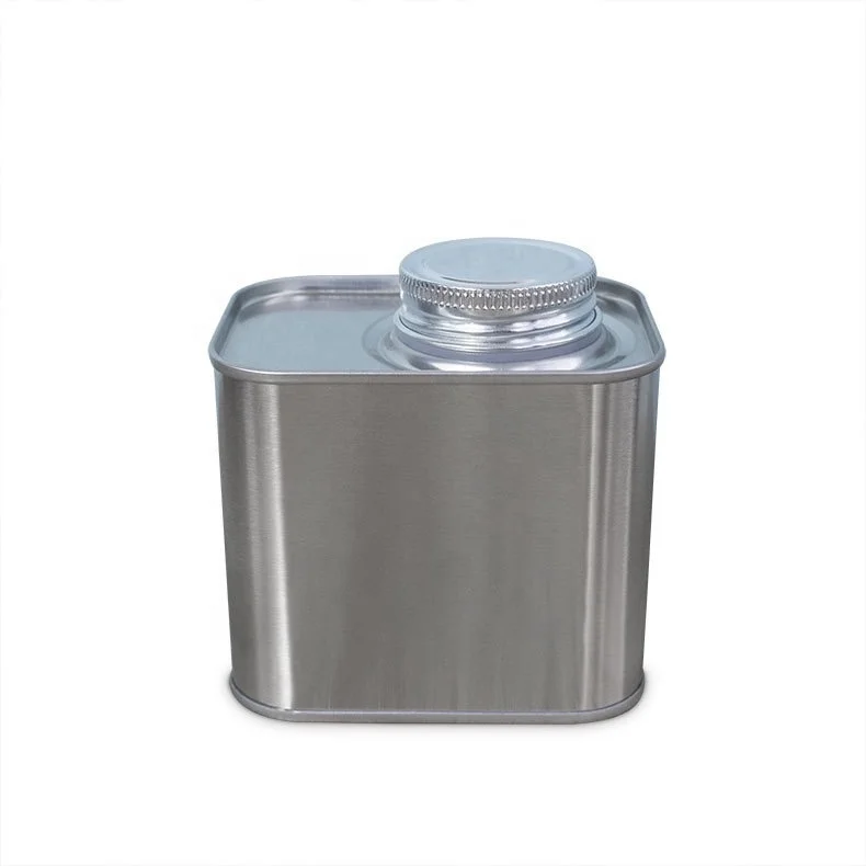 Tinplate custom Square 250g coffee bean container tin box cans packaging with degassing valve