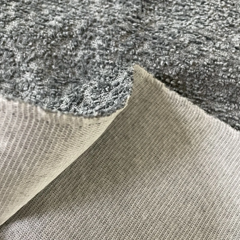 Free Sample Lamb Wool Look Heavyweight Super Soft Plush Boucle Sofa Fabric For sofas and Furniture Textile