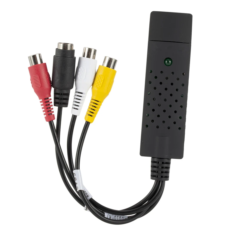  USB 2 0 Видео Аудио преобразователь захватывающая карта DVD DVR VHS Поддержка NTSC PAL видео Высокое качество портативная простая