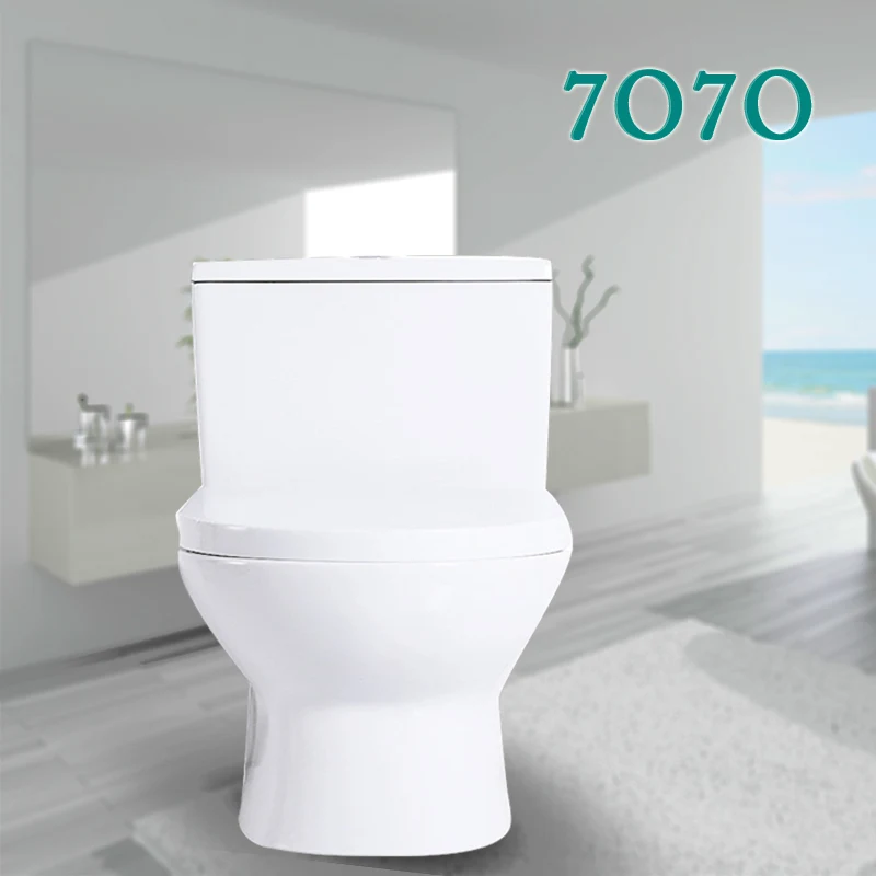 High Quality Ceramic Toilets Sanitary Wares Bathroom Toilet Washdown Two Piece Toilet Wc