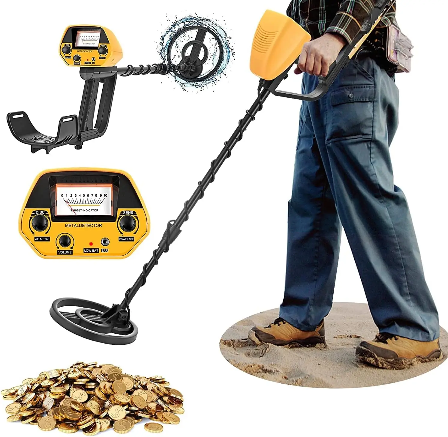 Tianxun metal detector MD 4030 MD 5090  factory price underground Gold Metal Detector