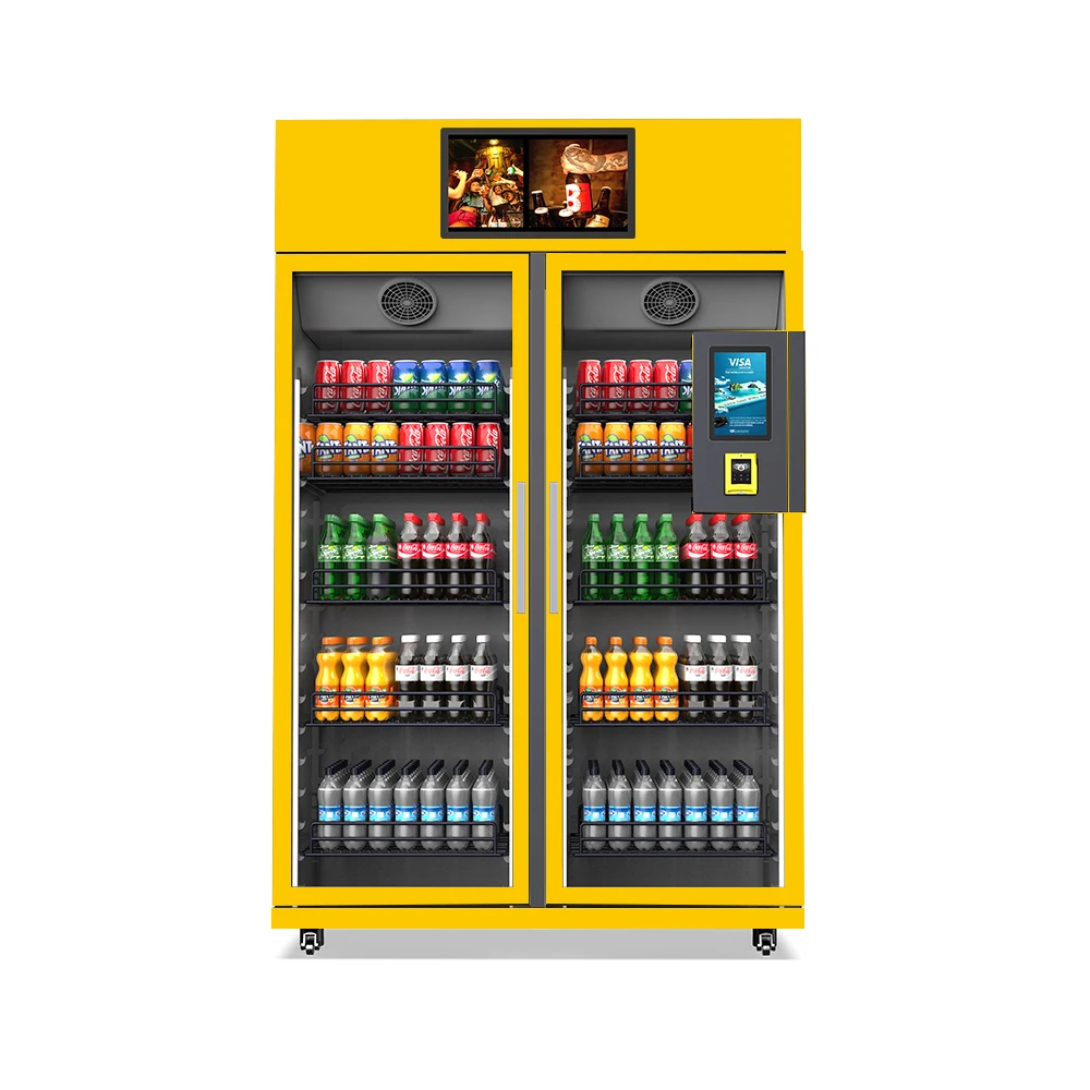 FEISHI  New Style Visual Vending Machine Smart Fridge Cooler Vending Machine Sale
