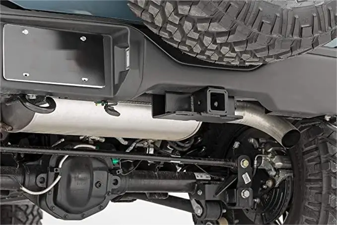 Black Powder Coated Finish Steel Off-road Trailer Hitch Receiver Kit Fits Ford Bronco