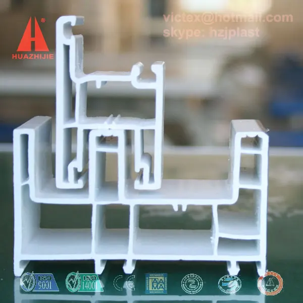 galvanised  steel reinforced plastic  profiles for pvc windows and doors  -Huazhijie VL
