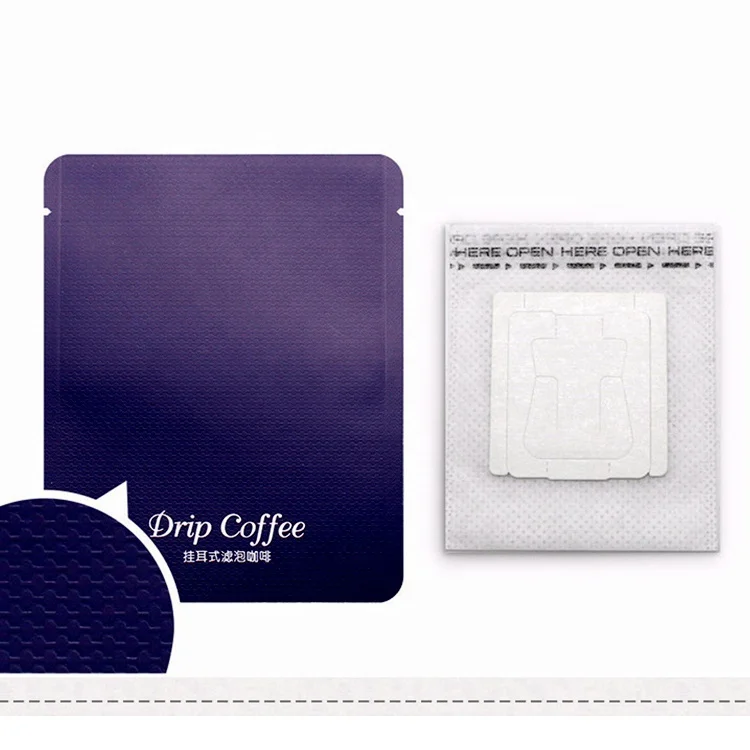 AT PACK Eco-Friendly Drip Coffee Bags Moisture-Proof Flat Coffee Bags with Drip Coffee Filter And Paper Box