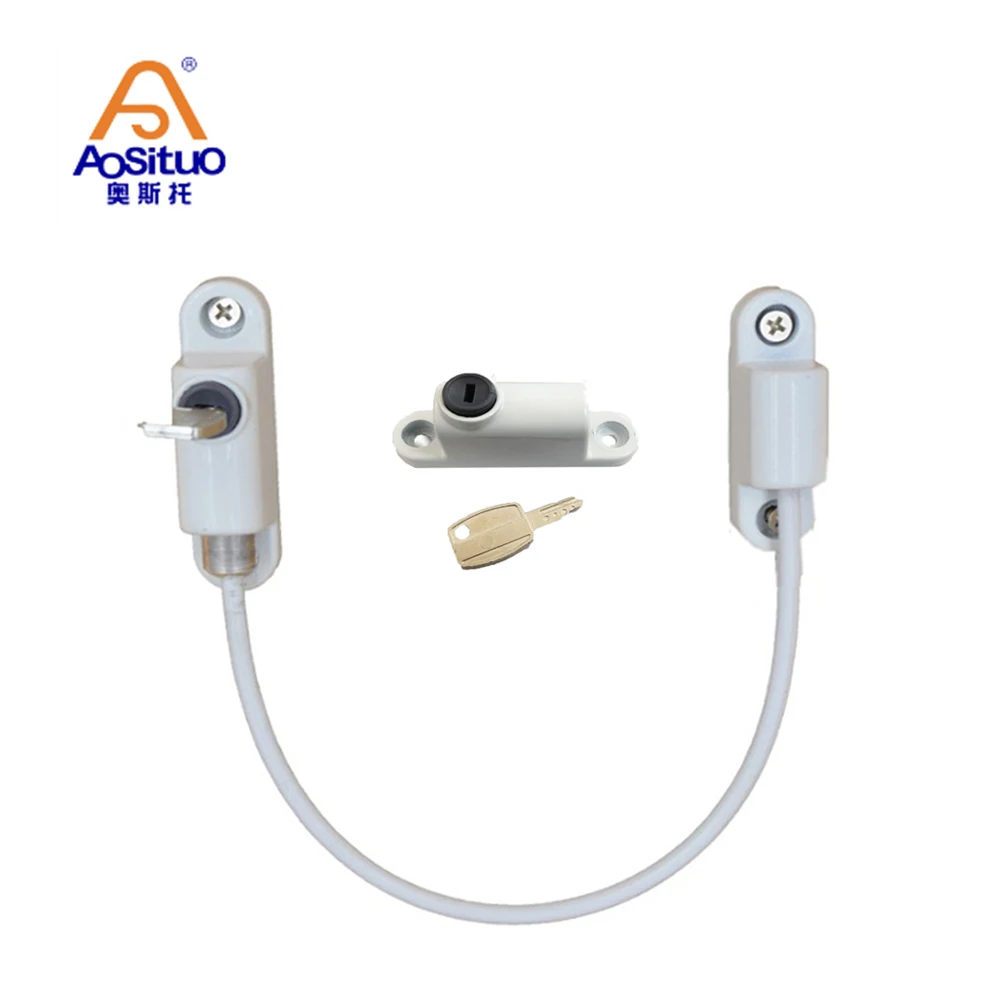The Europe market Window Restrictor Window Restrictor Safety Lock Child Safe Lock white