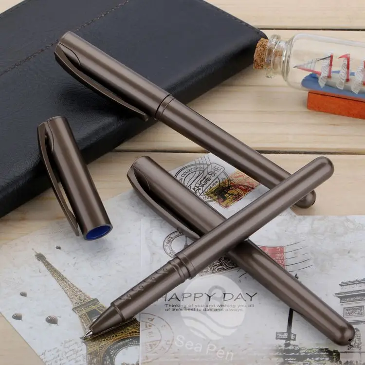 Printed Logo Plastic Gel Pen Full Color Pen Manufacturer