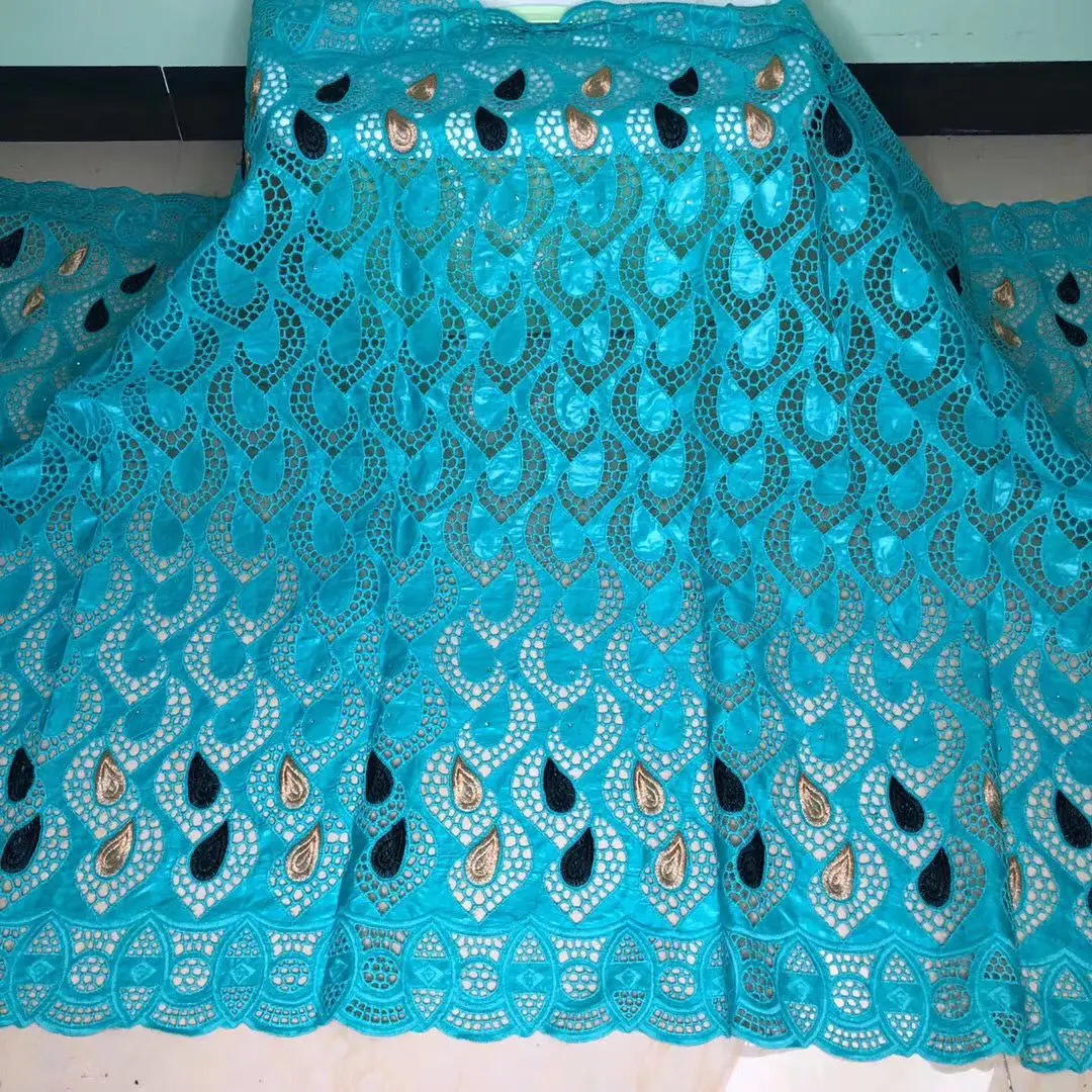 
African hot selling cotton wholesale bazin lace for women party dress 5yards bazin riche lace guanzghou bazin african hot sell 