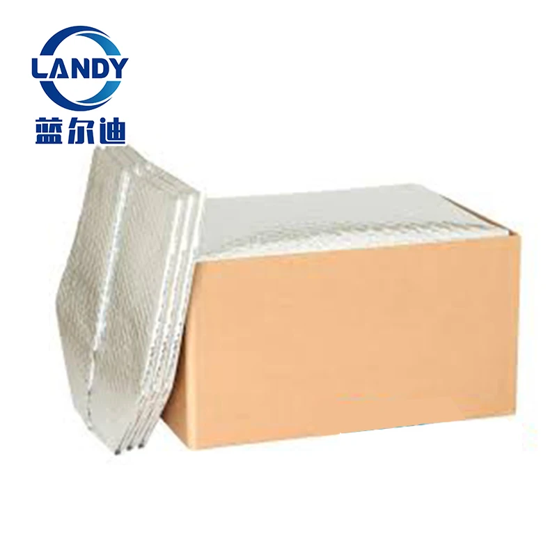 72 hour metallic foil insulated bubble mailer for food,a4 eco foil cool shield thermal bubble mailers