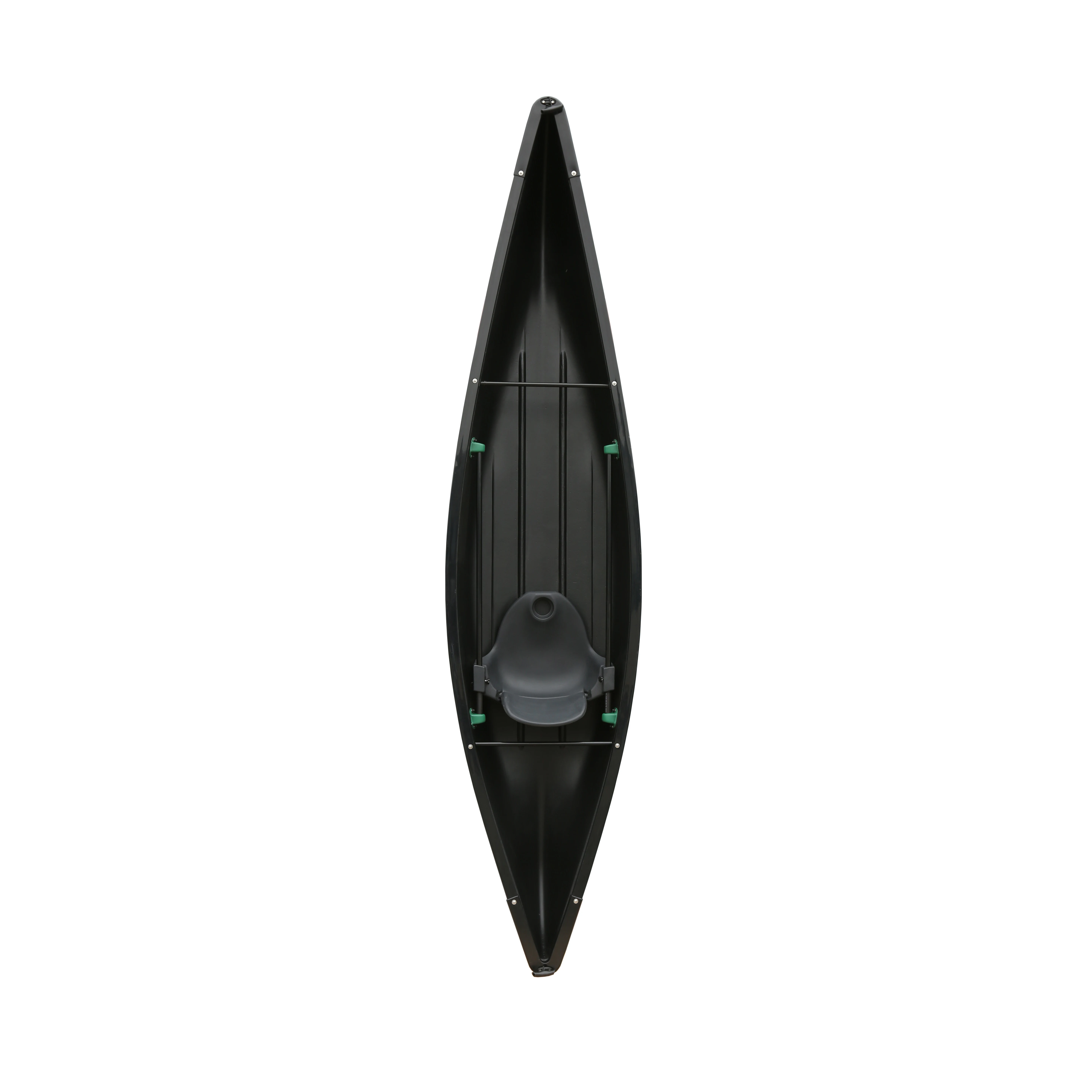 High quality HDPE materia strong fishing thermoform canoe kayak 1person for wholesale