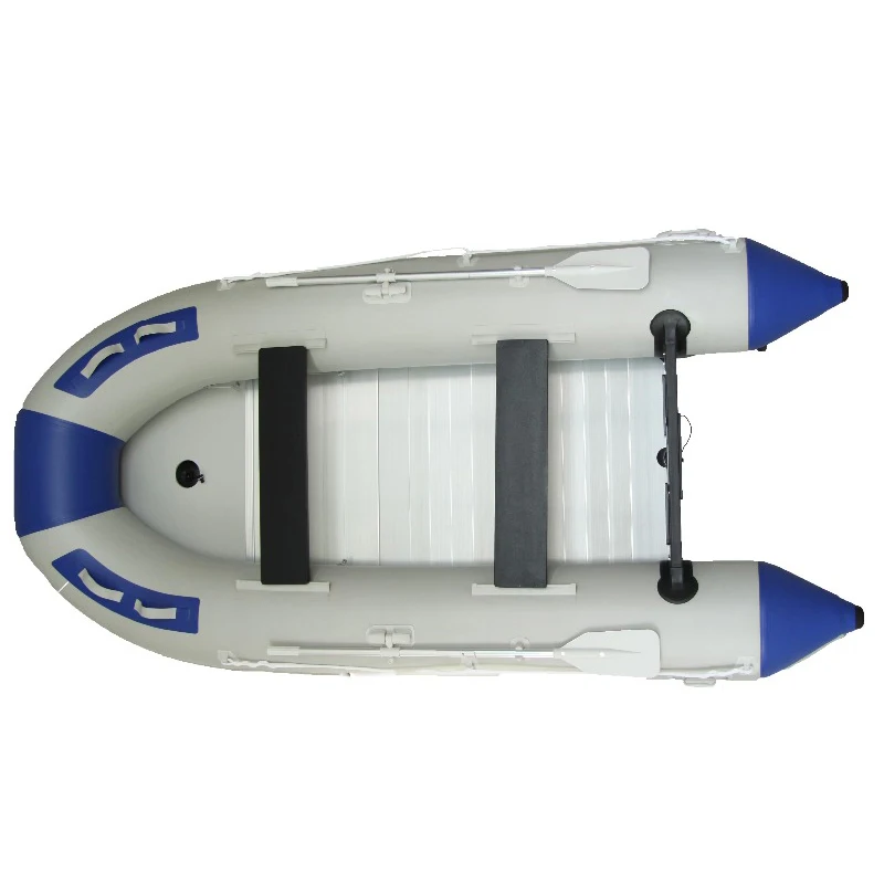 2024 China Factory 1.2mm PVC 2 3 4 5 6 Person Aluminum Floor Cheap Speed Rowing Folding Rigid Inflatable Dinghy Boats