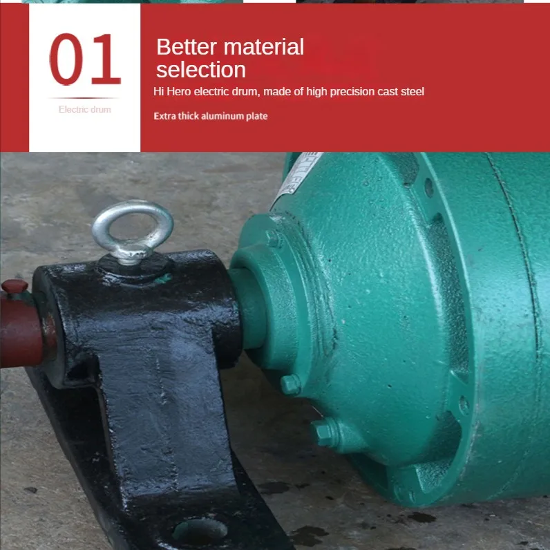 China Manufacturer Rubber Flat Belt Drive Tail Conveyor Pulley