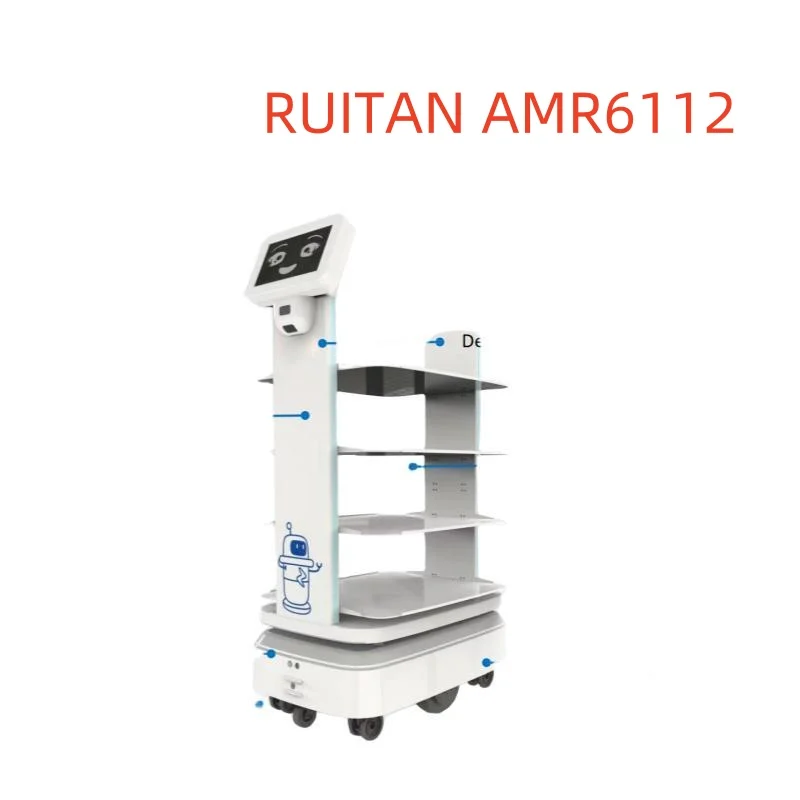 Intelligent  Robotic Delivery Food Delivery Agv Robot System Price Amr Robot Warehouse