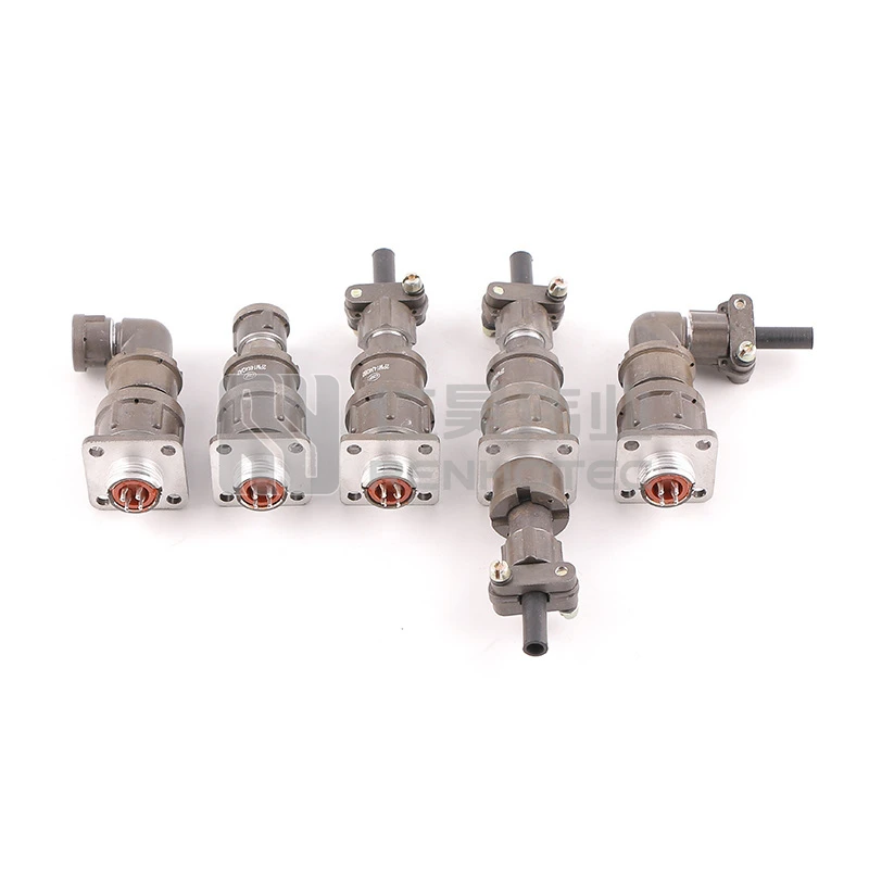 2PM14 Russian Standard Series Connector 4 Pin Thread Metal Plug Socket for Aviation Railway