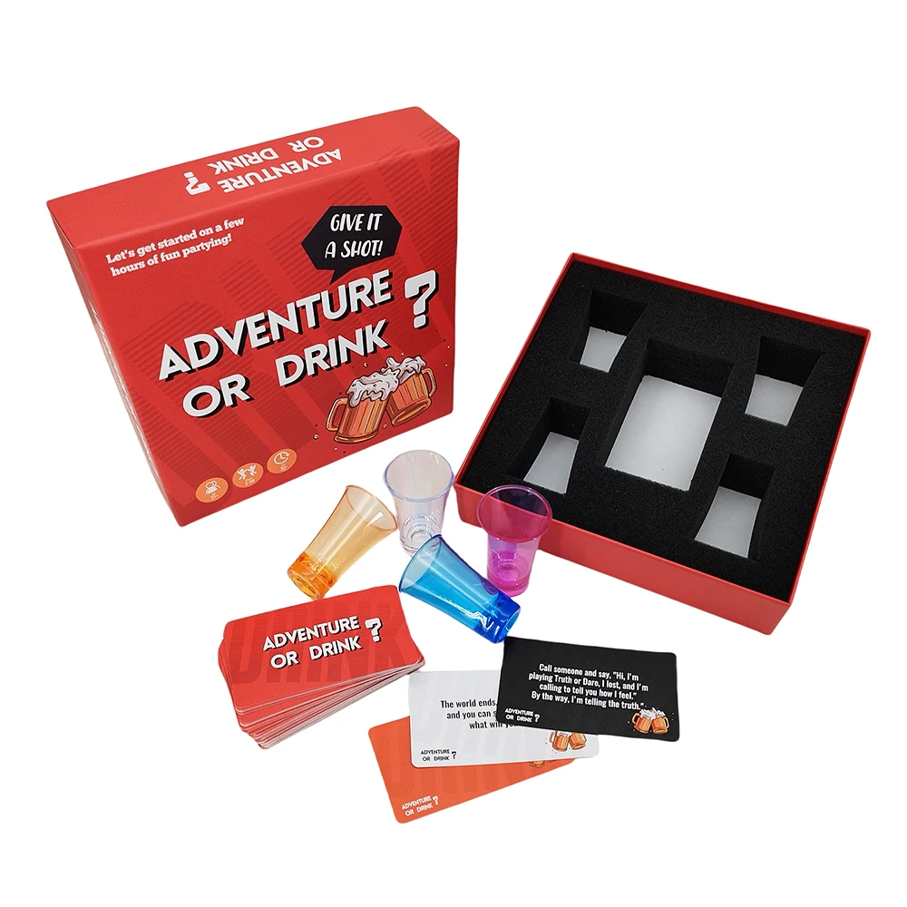 Wholesale Custom Printed Adult Card Game Family Friendly Party Drinking Board Paper Poker Card Sets