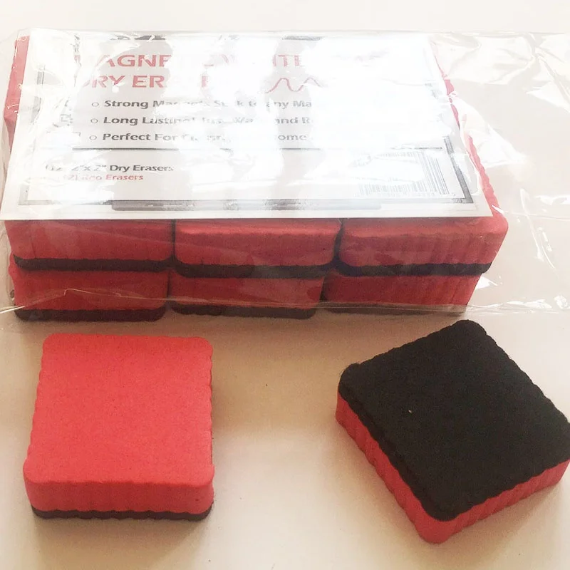 Magnetic EVA dry whiteboard eraser for whiteboard