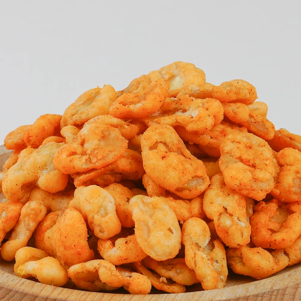 Crispy Savory and Wholesale OEM  BBQ Flavor Fried Broad Beans snacks