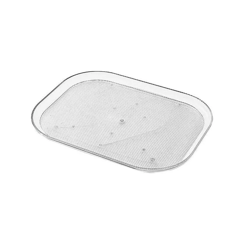 Rotating Refrigerator Organizer Multi-Function 360 Degree Transparent Rotating Cabinets Pantry Tray