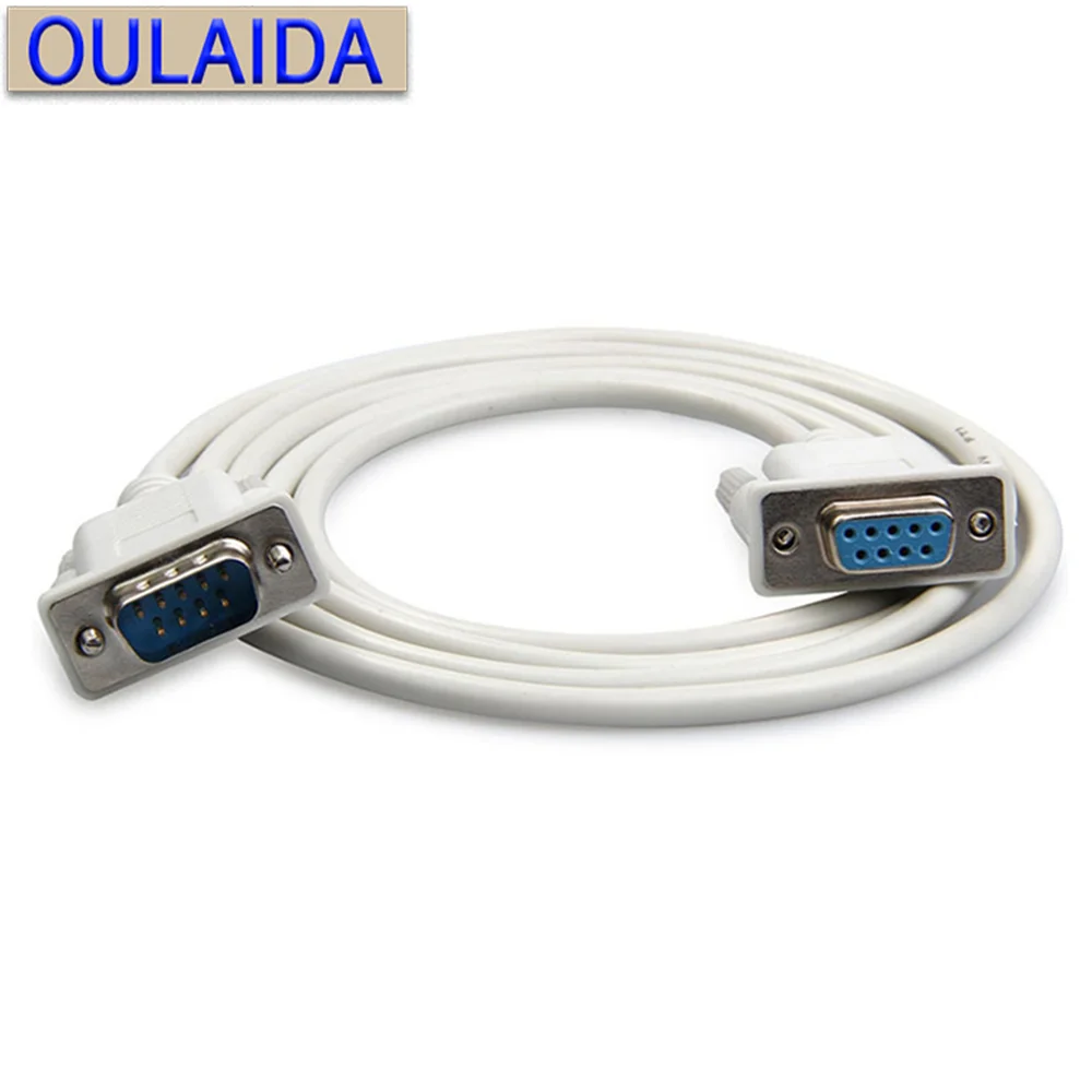OULAIDA DB9 Serial Port Cable 9-Pin RS232 cable Used for industrial instruments and other serial devices for data transmission