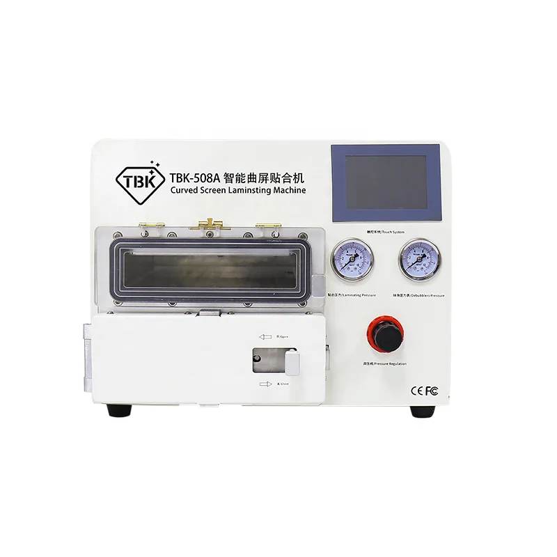 TBK508A Curved Screen Laminating And Debobbling Machine Defoaming Machine