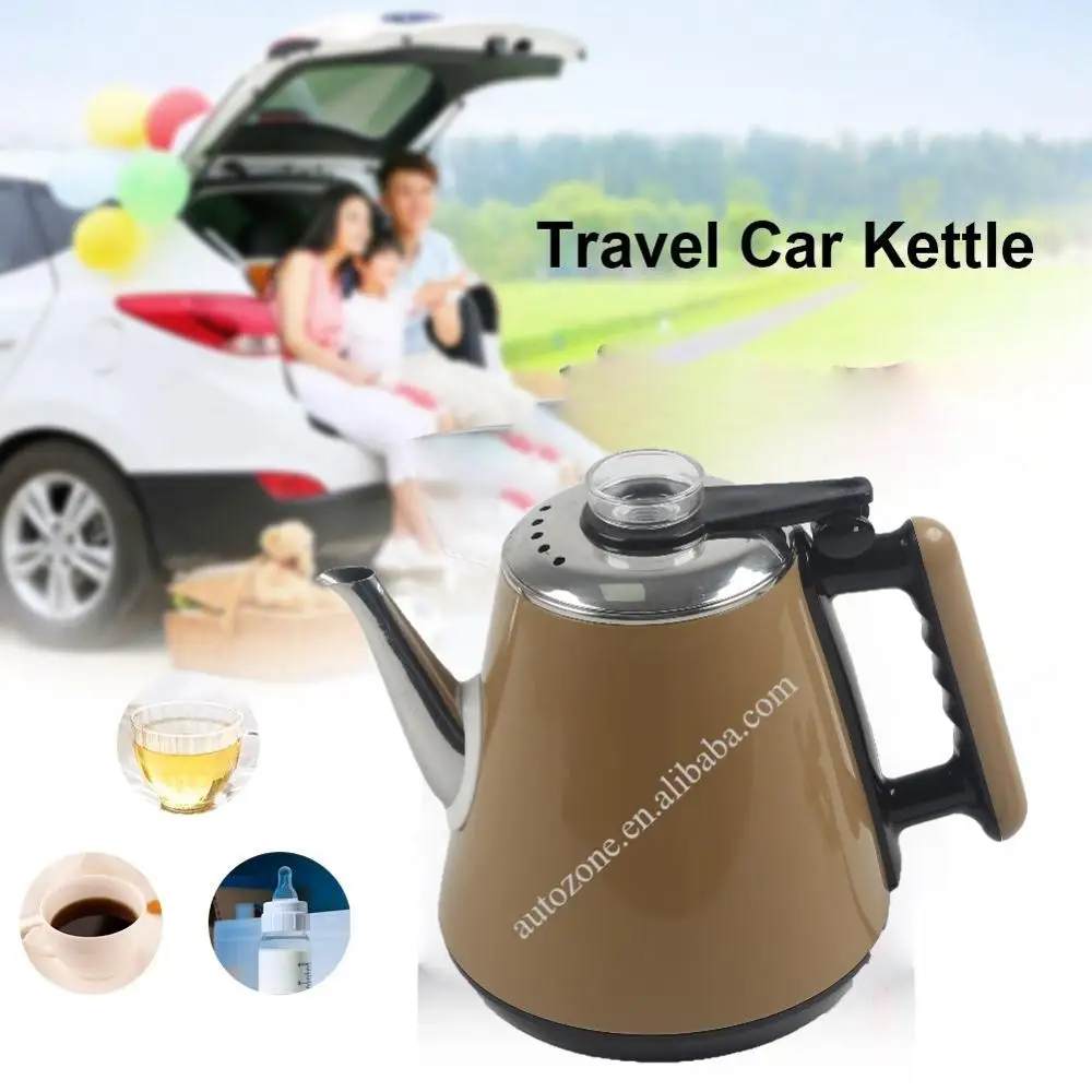 
Best Quality Car Water Kettle Outdoor Coffee and Tea Maker 24V/250W Electric Heated Car Warming Water Kettle Stainless Steel 