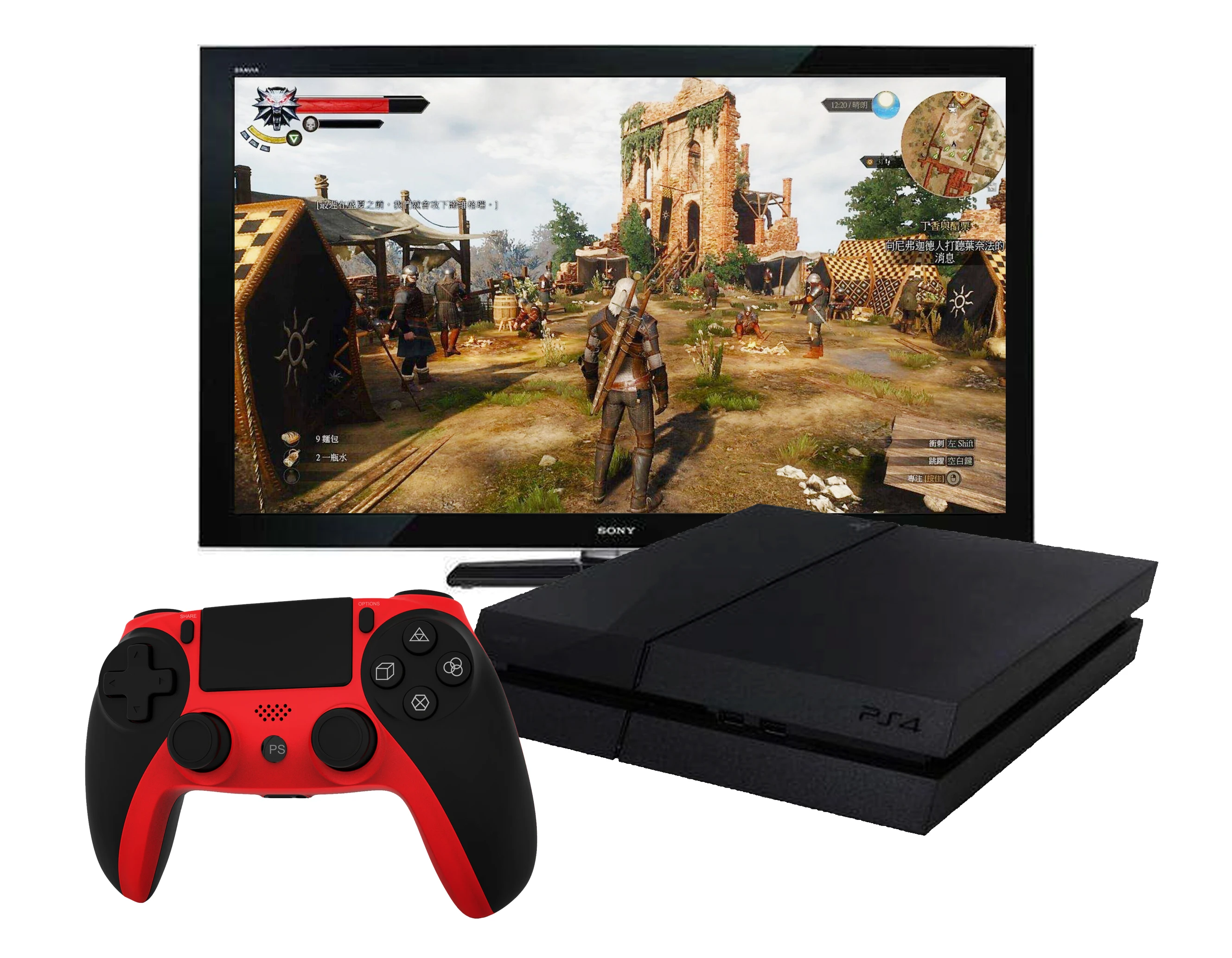 
Wireless Game Original BT Doubleshock 4 Joystick Pro Gamepad Console Slim for PS4 Controller 