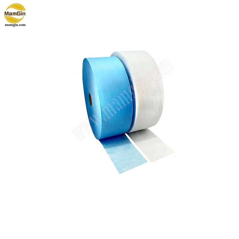 SSS Spunbonded Non Woven Fabric for Surgical N95 N99 FFP2 FFP3 Mask Respirator Production