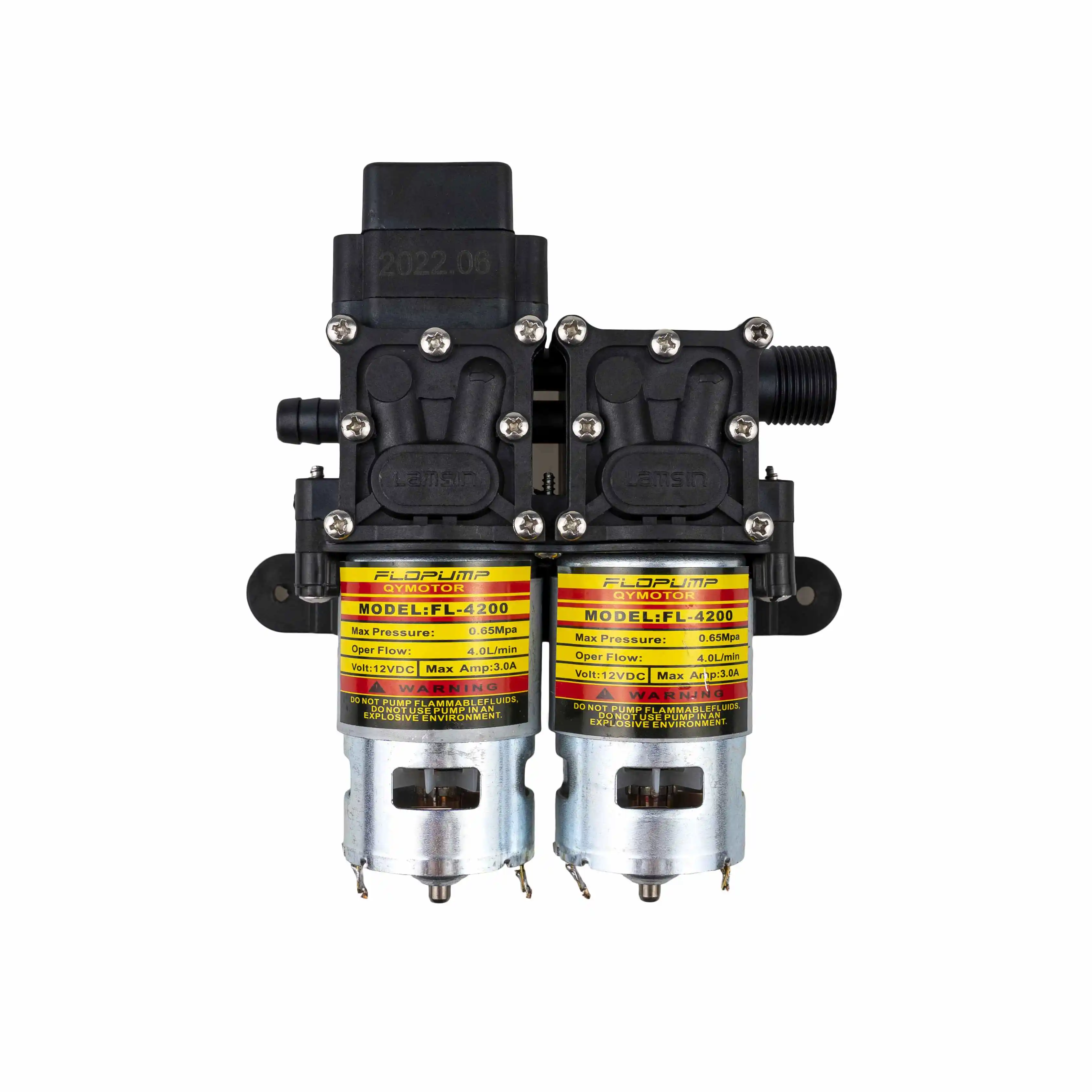 wholesale 12V DC water pump mini double diaphragm booster backpack sprayer agricultural spray pump power sprayer pump