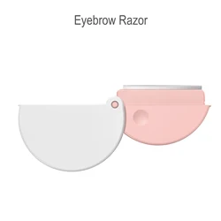 Rounded lovely eyebrow razor shaver portable eyebrows remover trimmer for women