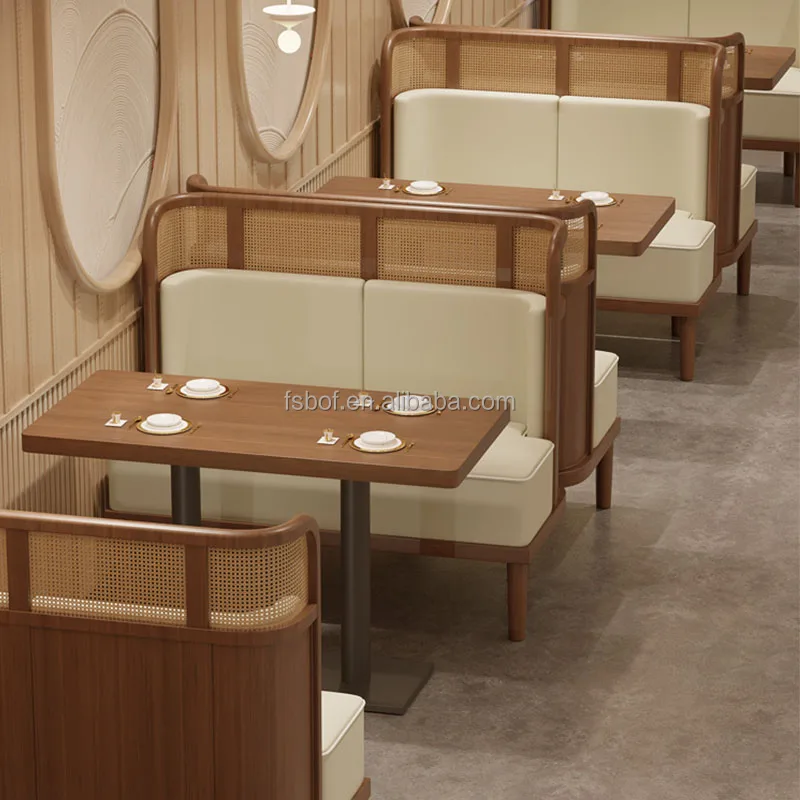 chinese restaurant indoor cafe style tables and chairs wood table chair southeast asia coffee shop furniture leather sofa booth