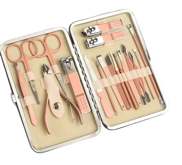 WELLFLYER Professional Manicure Set Pedicure Knife Toe Nail Clipper Cuticle Dead Skin Remover Kit Stainless Steel Feet Care Tool