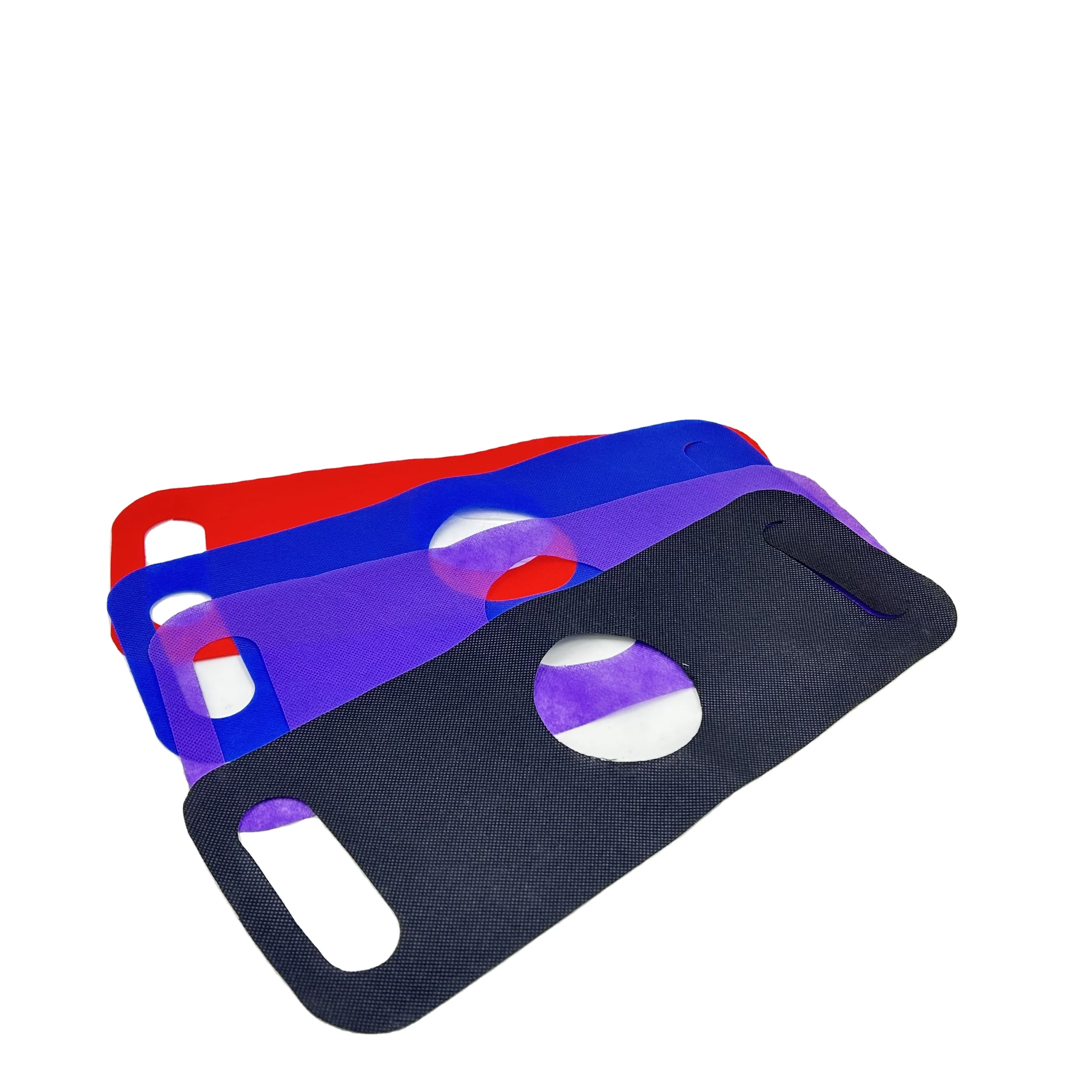 Eco Friendly Non Woven Creative Disposable Milk Tea Custom Logo Printing Take Away Coffee Drink Carrier Eco Cup Holder Handle