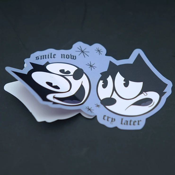 
Custom Brand Logo Printed Kids Cute Character Cartoon Stickers 