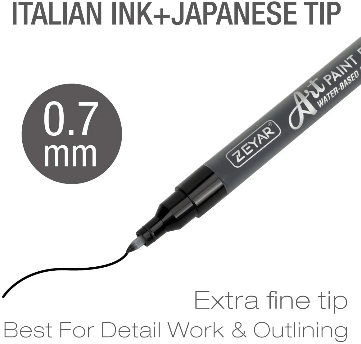 Customization Acrylic Paint Marker 64 colors paint markers water resistant  Japan  Extra point Tip water based paint pen