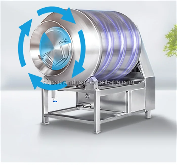 Stainless Steel Good Price Automatic Marinating Machine Chicken Beef Halal Equipment Vacuum Meat Tumbler