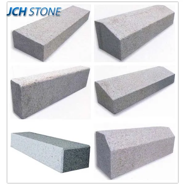 Road side round curb stone granite kerb stone curbstone