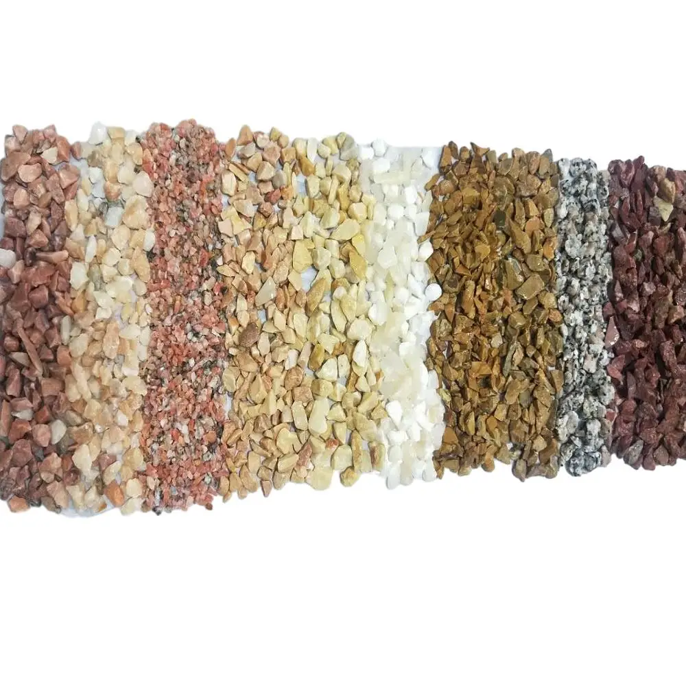Multi-Color Crushed Stone Gravel for Building Concrete Marble Grey Flooring Terrazzo Tile & Aggregate-for Construction Projects