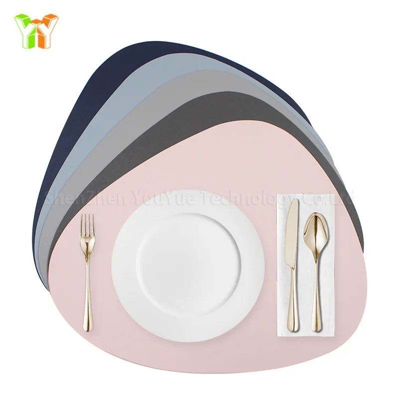 Оптовая продажа, Экологически чистая искусственная кожа, противоскользящая Роскошная ковриковая подстилка в западном стиле